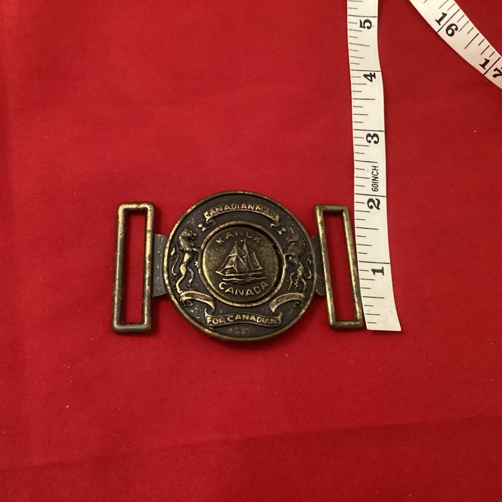Kanuk Canada Canadian made for Canadian belt buckle - Picture 5 of 6